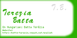terezia batta business card